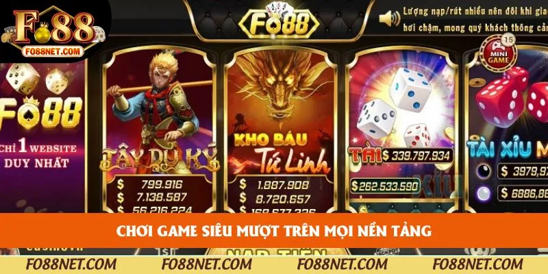 Chơi game cực chất thông qua cả web lẫn app